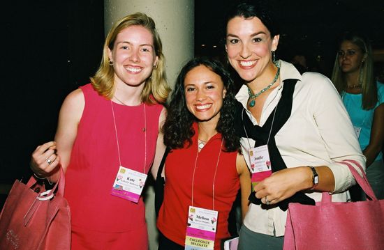 Sanderson, Dolgetta, and Copeland at Convention Photograph 2, July 4-8, 2002 (image)