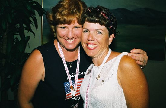 Molly Sanders and Mary Beth Straguzzi at Convention Photograph 2, July 4-8, 2002 (image)