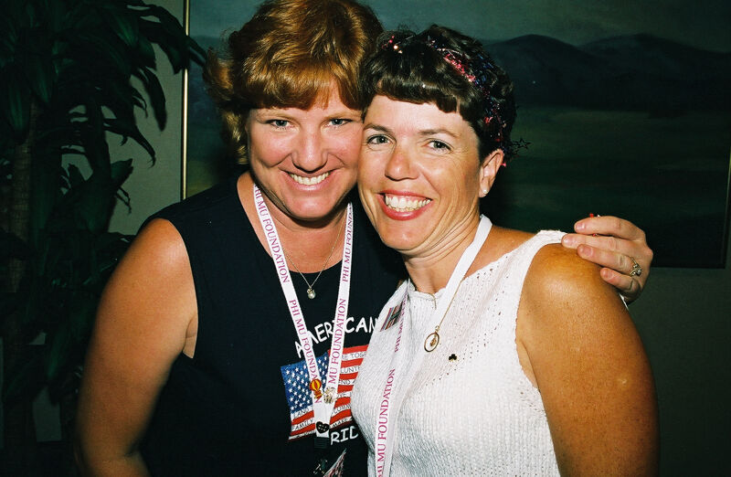 Molly Sanders and Mary Beth Straguzzi at Convention Photograph 2, July 4-8, 2002 (Image)