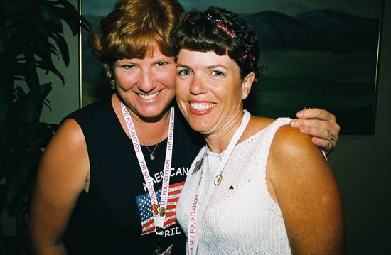 Molly Sanders and Mary Beth Straguzzi at Convention Photograph 3, July 4-8, 2002 (image)