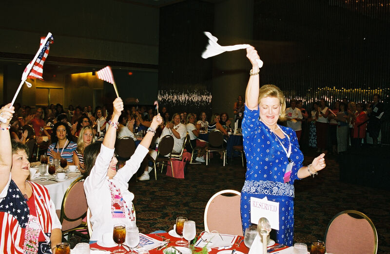 National Council Table at Convention Welcome Dinner Photograph 3, July 4, 2002 (Image)
