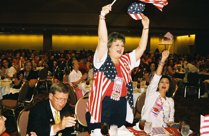 National Council Table at Convention Welcome Dinner Photograph 4, July 4, 2002 (Image)