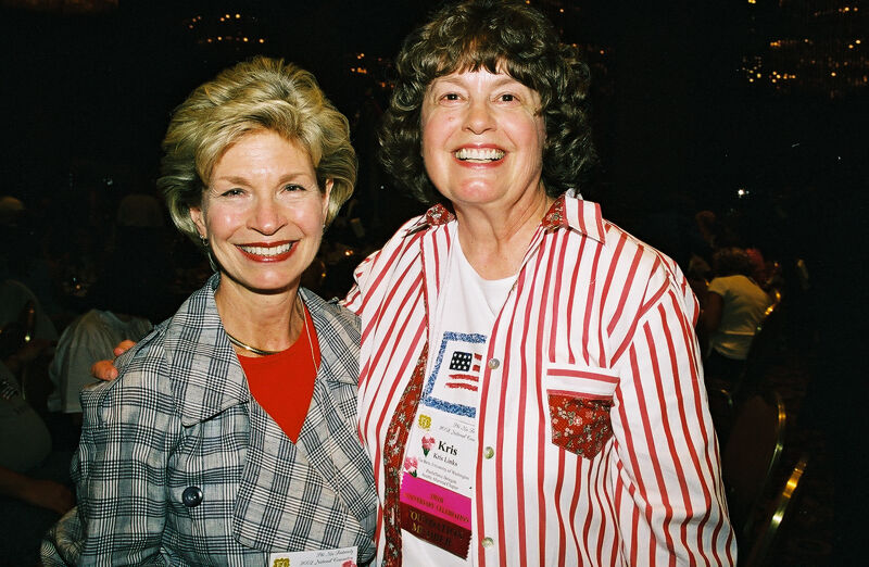 Betty Bonnet and Kris Links at Convention Photograph 3, July 4-8, 2002 (Image)