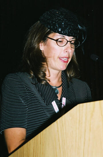 Gayle Price Speaking at Convention Officers' Luncheon Photograph 1, July 4-8, 2002 (image)