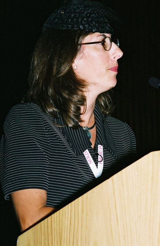 Gayle Price Speaking at Convention Officers' Luncheon Photograph 2, July 4-8, 2002 (Image)