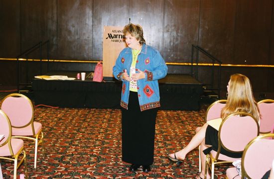 Kathy Williams Leading Convention Workshop Photograph 1, July 4-8, 2002 (image)