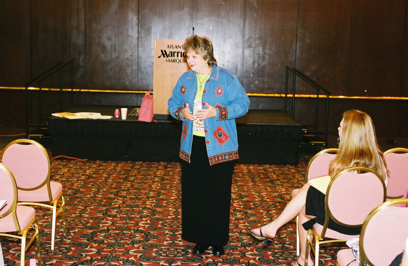 Kathy Williams Leading Convention Workshop Photograph 1, July 4-8, 2002 (Image)