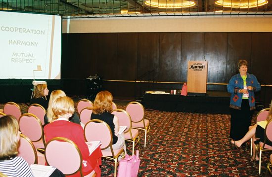 Kathy Williams Leading Convention Workshop Photograph 2, July 4-8, 2002 (image)