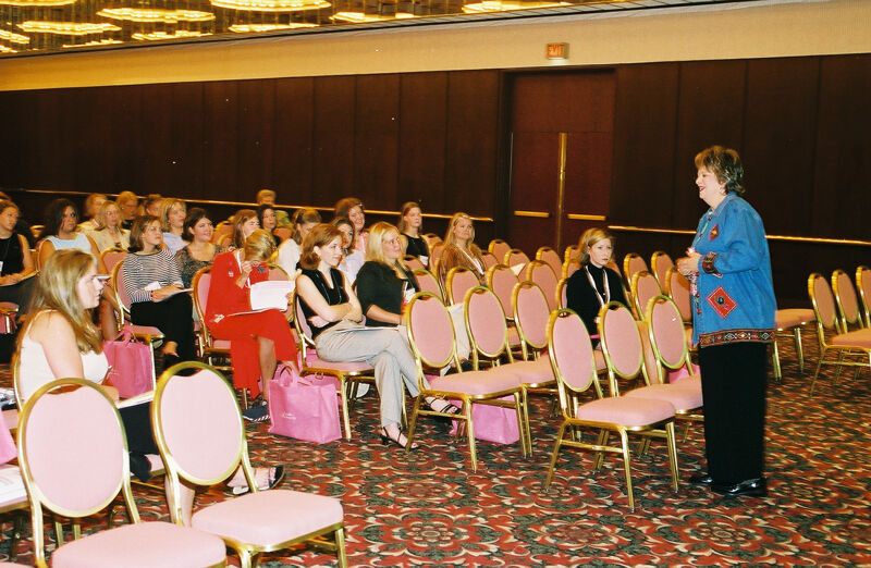 Kathy Williams Leading Convention Workshop Photograph 3, July 4-8, 2002 (Image)