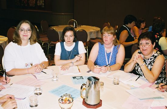 Susie McNamara and Others in Convention Discussion Group Photograph 2, July 4-8, 2002 (image)