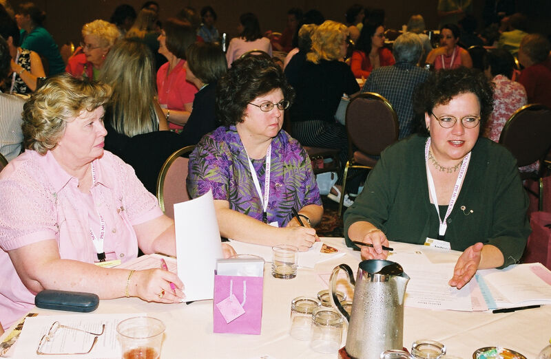 Three Phi Mus in Convention Discussion Group Photograph 9, July 4-8, 2002 (Image)