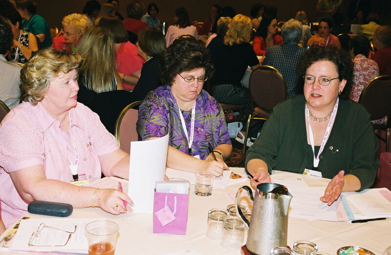 Three Phi Mus in Convention Discussion Group Photograph 10, July 4-8, 2002 (Image)