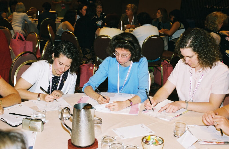 Three Phi Mus in Convention Discussion Group Photograph 11, July 4-8, 2002 (Image)
