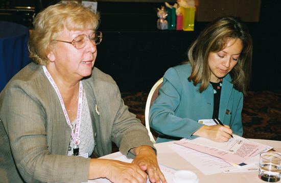 Two Phi Mus in Convention Discussion Group Photograph 6, July 4-8, 2002 (image)