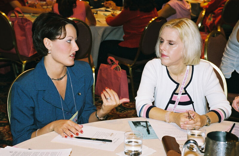 Two Phi Mus in Convention Discussion Group Photograph 7, July 4-8, 2002 (Image)