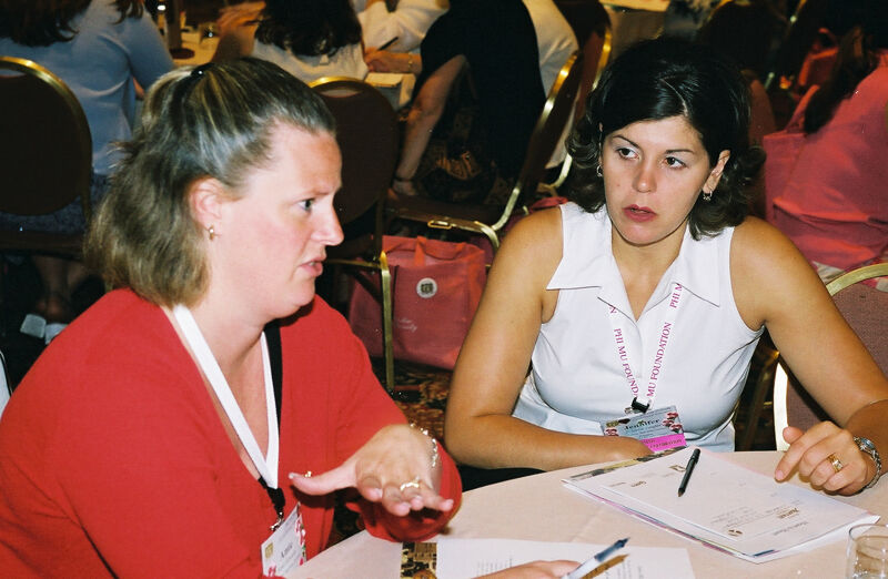 Two Phi Mus in Convention Discussion Group Photograph 8, July 4-8, 2002 (Image)