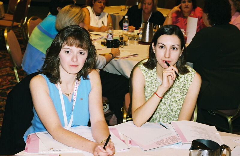 Two Phi Mus in Convention Discussion Group Photograph 11, July 4-8, 2002 (Image)