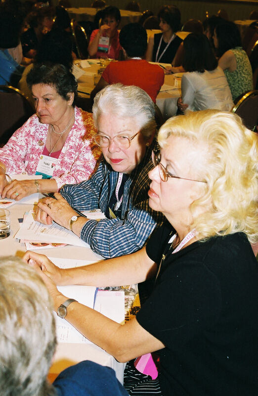 Three Phi Mus in Convention Discussion Group Photograph 16, July 4-8, 2002 (Image)