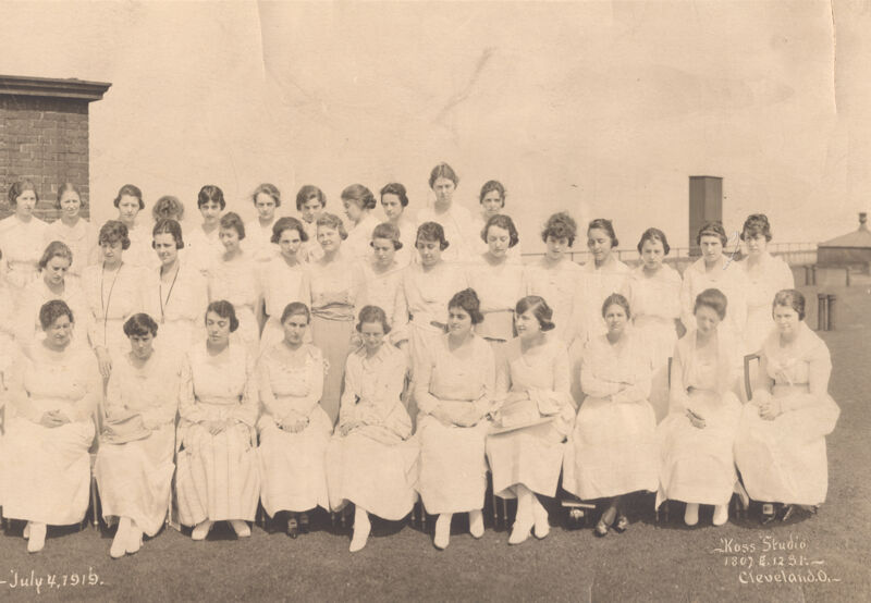 Phi Mu National Convention Group Photograph, July 4, 1919 (Image)