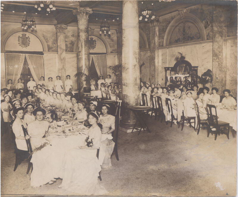 1911 National Convention Banquet Photograph Image