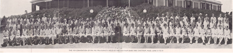 Phi Mu National Convention Group Photograph, June 23-29, 1929 (Image)
