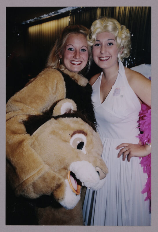 c. 2002-2004 Two Phi Mus in Costumes at Convention Photograph 1 Image