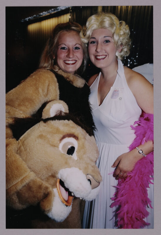 c. 2002-2004 Two Phi Mus in Costumes at Convention Photograph 2 Image