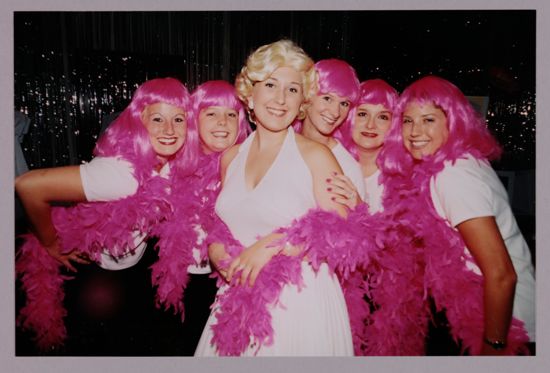 Phi Mus in Pink Wigs at Convention Photograph 2, c. 2002-2004 (image)