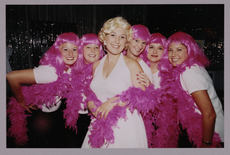 c. 2002-2004 Phi Mus in Pink Wigs at Convention Photograph 2 Image