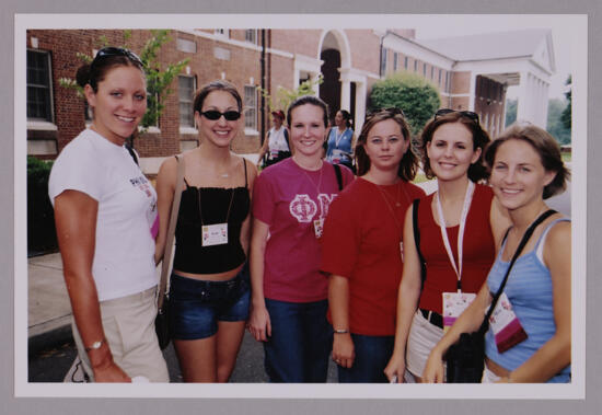 Group of Six at Wesleyan College During Convention Photograph 1, July 4-8, 2002 (image)