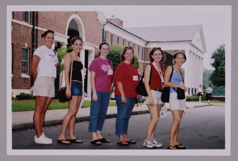 Group of Six at Wesleyan College During Convention Photograph 2, July 4-8, 2002 (Image)