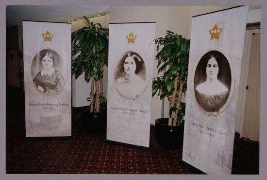 Convention Founders' Banners Photograph 1, July 4-8, 2002 (image)