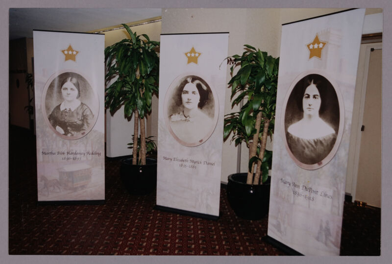 Convention Founders' Banners Photograph 1, July 4-8, 2002 (Image)