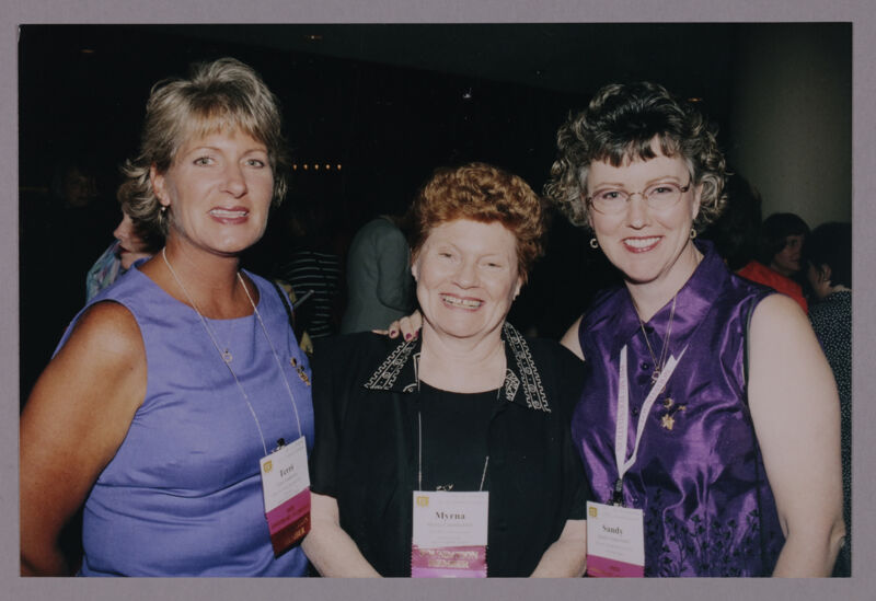 Anderson, Cunningham, and Sackstedei at Convention Photograph, July 4-8, 2002 (Image)