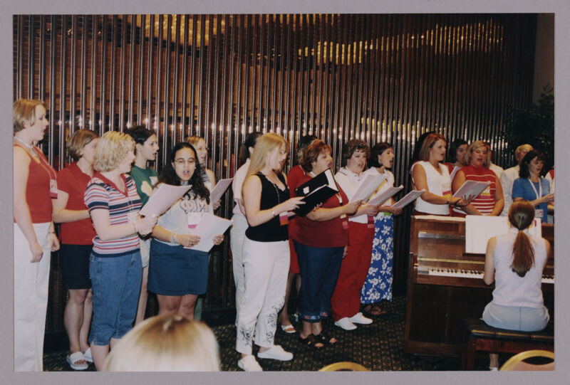 Convention Choir Singing Photograph 2, July 4-8, 2002 (Image)