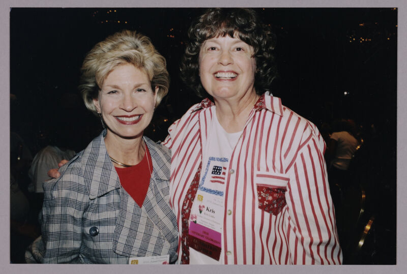 Betty Bonnet and Kris Links at Convention Photograph 1, July 4-8, 2002 (Image)