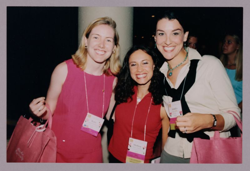 Kate, Melissa, and Jennifer at Convention Photograph, July 4-8, 2002 (Image)