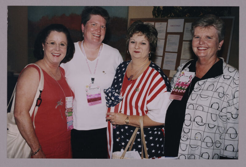 McCarty, Mohrmann, Williams, and King at Convention Photograph 1, July 4-8, 2002 (Image)