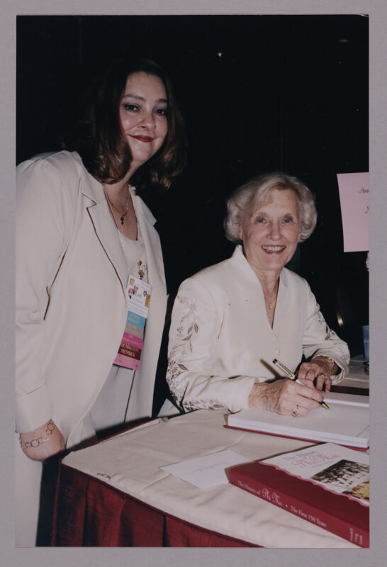 July 4-8 Annadell Lamb Signing Book for Lori Patterson at Convention Photograph Image