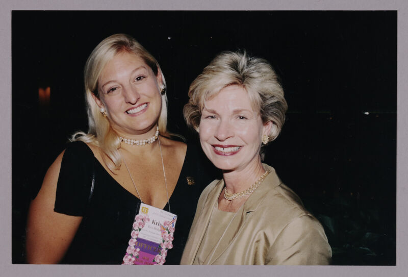 Kris Bridges and Betty Bonnet at Convention Photograph, July 4-8, 2002 (Image)
