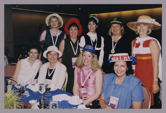 Area I Officers in Hats at Convention Photograph, July 4-8, 2002 (image)