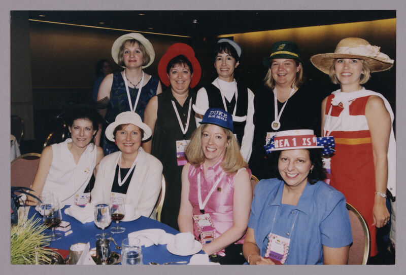 July 4-8 Area I Officers in Hats at Convention Photograph Image