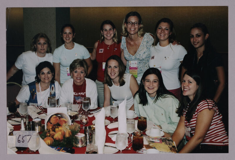 Group of 12 at Convention Luncheon Photograph, July 4-8, 2002 (Image)