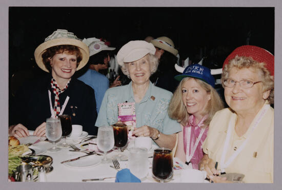 Garland, Lamb, Lowden, and Unidentified at Convention Officers' Luncheon Photograph, July 4-8, 2002 (image)