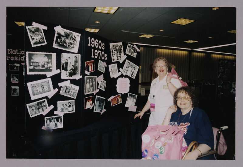July 4-8 Kathy Bachsay and Mary Indianer by Convention Display Photograph 1 Image