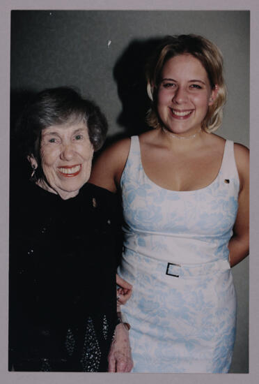 Becky Peterson and Unidentified Phi Mu at Convention Photograph, July 4-8, 2002 (image)