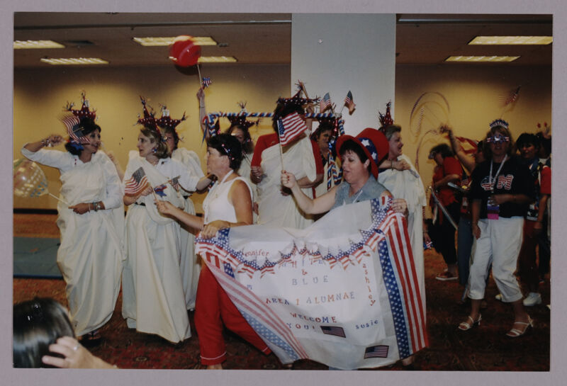 Kendricks, Stallard, Straguzzi, and McNamara at Convention Fourth of July Celebration Photograph 1, July 4, 2002 (Image)