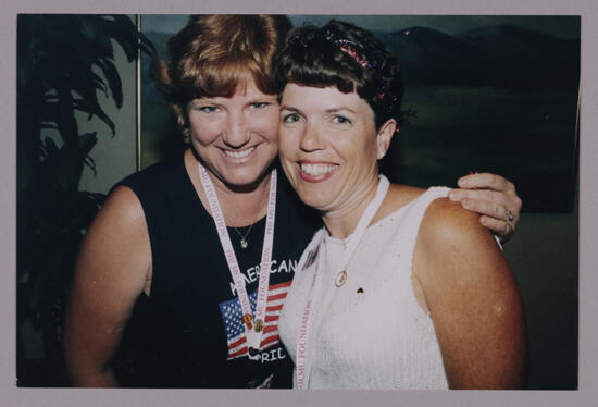 Molly Sanders and Mary Beth Straguzzi at Convention Photograph 1, July 4-8, 2002 (image)