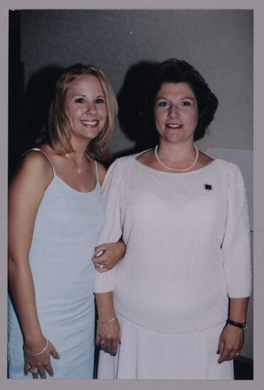 Unidentified and Frances Mitchelson at Convention Photograph, July 4-8, 2002 (image)