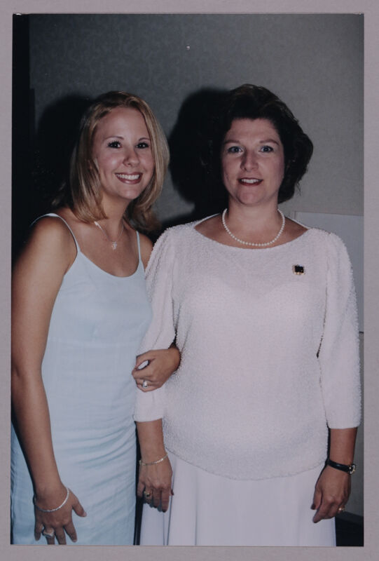 Unidentified and Frances Mitchelson at Convention Photograph, July 4-8, 2002 (Image)